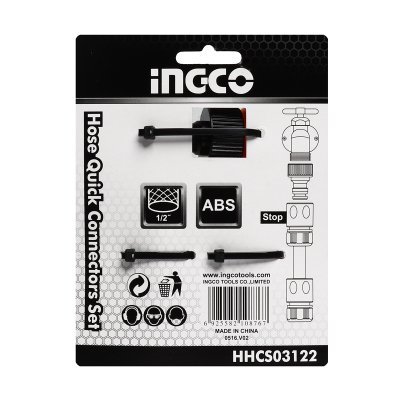 ชุดข้อต่อสายยาง INGCO 1/2 นิ้ว 3 ชิ้น รุ่น HHCS03122