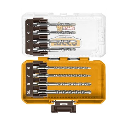 ชุดดอกสว่านโรตารี่ SDS Plus 8 ชิ้น INGCO รุ่น AKDL11806