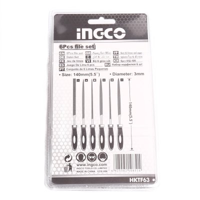 ชุดตะไบ INGCO 5 นิ้ว 6 ชิ้น รุ่น HKTF63