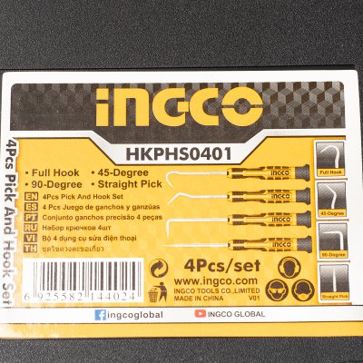 ชุดถอดโอริง INGCO รุ่น HKPHS0401 (4 ชิ้น/ชุด)