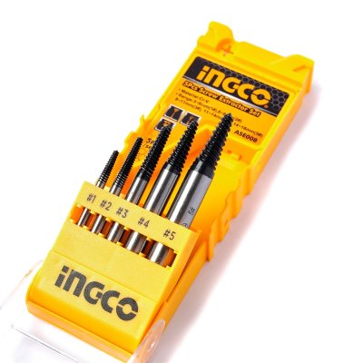 ชุดถอนเกลียวซ้าย INGCO 5 ตัว รุ่น ASE008