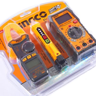 ชุดเครื่องมือวัดและทดสอบไฟฟ้า INGCO รุ่น DM3028 (3 ชิ้น)