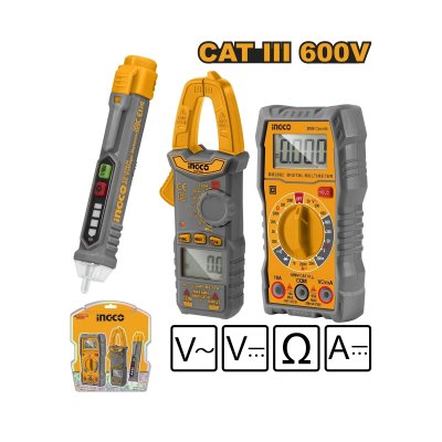 ชุดเครื่องมือวัดและทดสอบไฟฟ้า INGCO รุ่น DM3028 (3 ชิ้น)