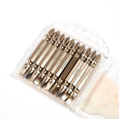 ดอกไขควง +/- INGCO 65MM (10 ชิ้น/ชุด) รุ่น SDB21HL133