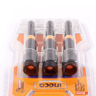 ดอกไขควงลูกบล็อคแม่เหล็ก INGCO 8MM 3 ดอก/ชุด รุ่น AMN0831