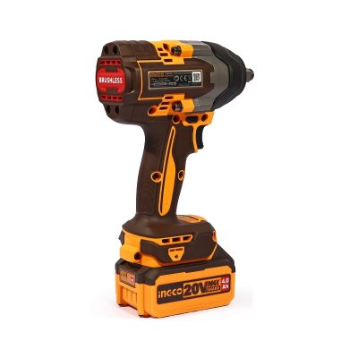 บล็อกไร้สาย ชุดแบต 4.0AH*2 INGCO 20V-BL แรงบิด 850N.M รุ่น CIWLI2085