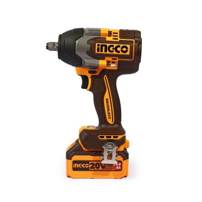 บล็อกไร้สาย ชุดแบต 4.0AH*2 INGCO 20V-BL แรงบิด 850N.M รุ่น CIWLI2085