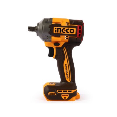 บล็อกไร้สาย เครื่องเปล่า INGCO 20V-BL แรงบิด 400N.M รุ่น CIWLI20401