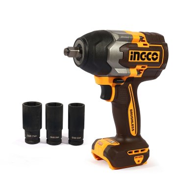 บล็อกไร้สาย เครื่องเปล่า INGCO 20V-BL แรงบิด 850N.M รุ่น CIWLI20851