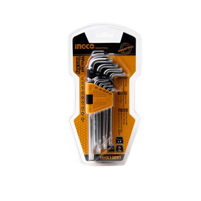 ประแจแอลหัวจีบ (TORX) 9 ชิ้น INGCO รุ่น HHK13091