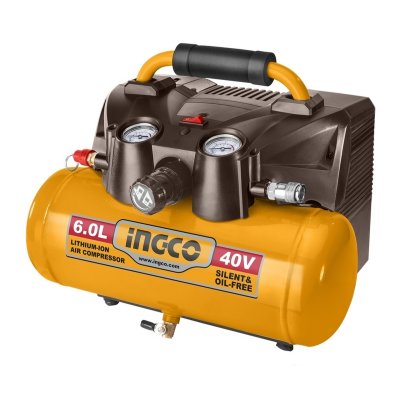 ปั๊มลมไร้สาย 40V 6L 135PSI เครื่องเปล่า INGCO รุ่น CACLI2003