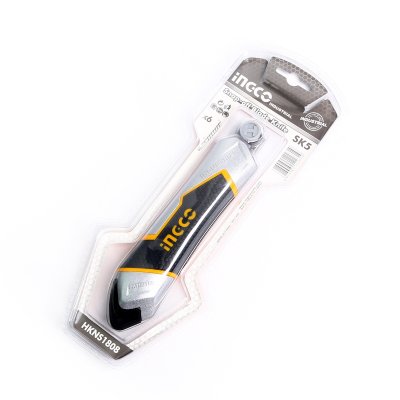 มีดคัตเตอร์อลูมิเนียม INGCO รุ่น HKNS1808 (18x100 มม.)