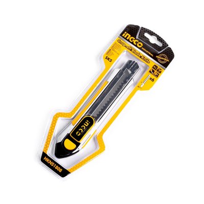 มีดคัตเตอร์อลูมิเนียม INGCO รุ่น HKNS1808 (18x100 มม.)