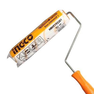ลูกกลิ้งโครงกรง ทาสีน้ำ INGCO 9 นิ้ว ด้ามพลาสติก รุ่น HRHT192301