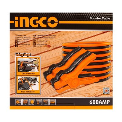สายพ่วงแบตเตอรี่ 600 AMP INGCO รุ่น HBTCP6008