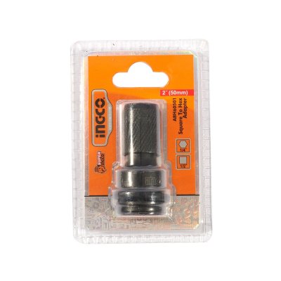 อะแดปเตอร์แปลงบล็อก 1/2นิ้ว เป็นดอก HEX 1/4นิ้ว INGCO รุ่น ABH60501