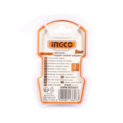 อะแดปเตอร์แปลงลูกบล็อก INGCO 3 ชิ้น รุ่น AMN365A01