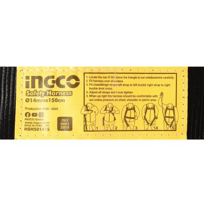 เข็มขัดนิรภัยแบบเต็มตัว INGCO รุ่น HSH501415