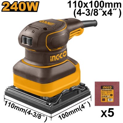เครื่องขัดกระดาษทรายเหลี่ยมไฟฟ้า 220V 240W INGCO รุ่น PS2416
