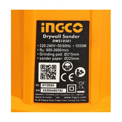 เครื่องขัดผนังด้ามยาว INGCO รุ่น DWS10501 1050W