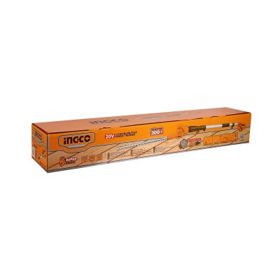 เครื่องตัดแต่งพุ่มไร้สายด้ามยาว 20V INGCO รุ่น CPHT2016012 ชุดแบต 2.0AH