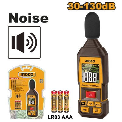 เครื่องวัดระดับเสียงดิจิตอล INGCO รุ่น HETSL031