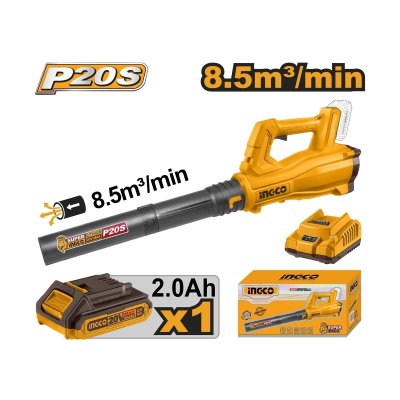 เครื่องเป่าใบไม้ไร้สาย ชุดแบต 2.0AH 20V INGCO รุ่น CABLI203235