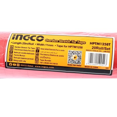 เทปรัดกิ่งไม้ INGCO 25ม. (20 ม้วน/ชุด) รุ่น HPTM1258T