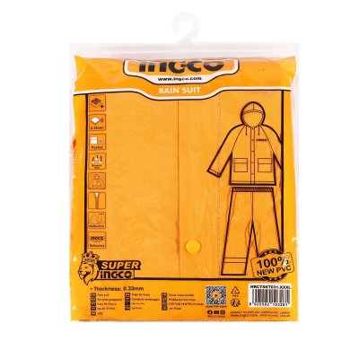 เสื้อคลุมกันฝน INGCO +กางเกง ไซส์XXXL รุ่น HRCTSKT031