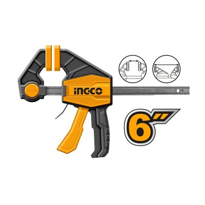 แคลมป์จับชิ้นงานไม้ INGCO 6 นิ้ว รุ่น HQBC01601