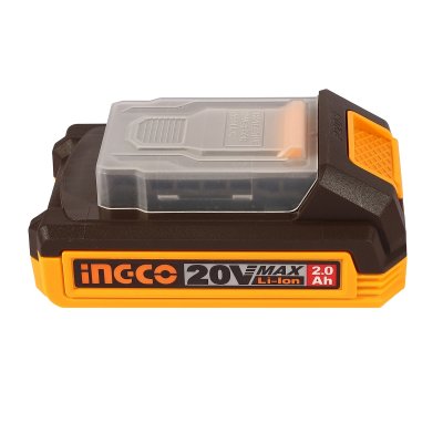 แบตเตอรี่ลิเธียมไอออน INGCO P20S 20V 2.0AH รุ่น FBLI20011
