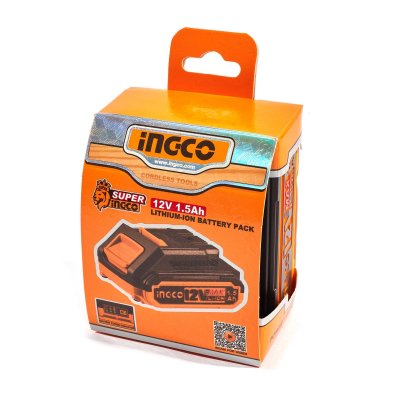 แบตเตอรี่สไลด์ INGCO รุ่น FBLI12151 12V 1.5AH (เสียบ Adapter)