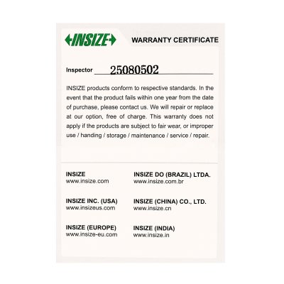 เกจวัดความหนาคอยาว INSIZE 0-20MM รุ่น 2365-20