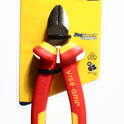 คีมตัดปากเฉียง IRWIN VISE GRIP หุ้มฉนวน 6 นิ้ว คอสั้น