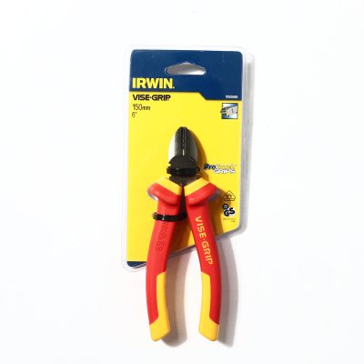 คีมตัดปากเฉียง IRWIN VISE GRIP หุ้มฉนวน 6 นิ้ว คอสั้น