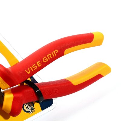 คีมปากแหลมปลายงอ IRWIN VISE GRIP หุ้มฉนวน 8 นิ้ว
