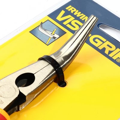 คีมปากแหลมปลายงอ IRWIN VISE GRIP หุ้มฉนวน 8 นิ้ว