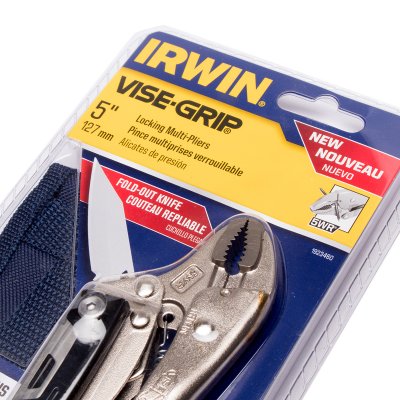 คีมล็อคตัดลวดพร้อมมีดพับ IRWIN รุ่น I081-T1923460 (5 นิ้ว)