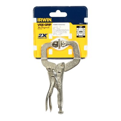 คีมล็อคตัวซีมีแผ่นรอง IRWIN รุ่น I081-T165EL4 (4-24 นิ้ว)