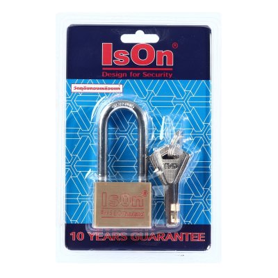 กุญแจทองเหลือง คอยาว ISON รุ่น NO.450 ขนาด 40L มม.