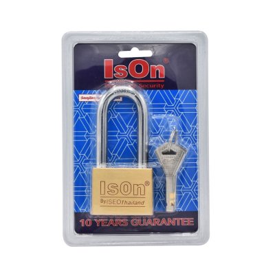 กุญแจทองเหลือง คอยาว ISON รุ่น NO.450 ขนาด 50L มม.