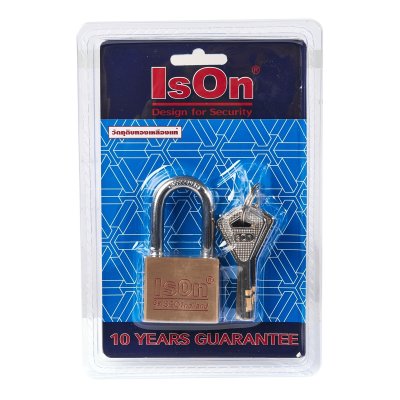 กุญแจทองเหลือง คอสั้น ISON รุ่น NO.450 (35 มม./40 มม./50 มม.)