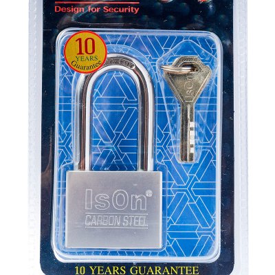 กุญแจเหล็กคาร์บอน คอยาว ISON รุ่น 899-CS ขนาด 50L มม.