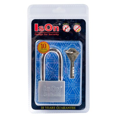 กุญแจเหล็กคาร์บอน คอยาว ISON รุ่น 899-CS ขนาด 50L มม.