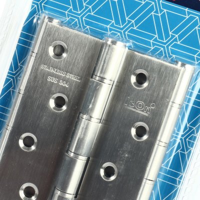บานพับสแตนเลส SUS304 หัวตัด ISON แกนเล็ก 4BB 3PAC รุ่น 444413-SS