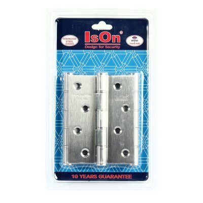 บานพับสแตนเลส SUS304 หัวตัด ISON แกนเล็ก 4BB 3PAC รุ่น 444413-SS