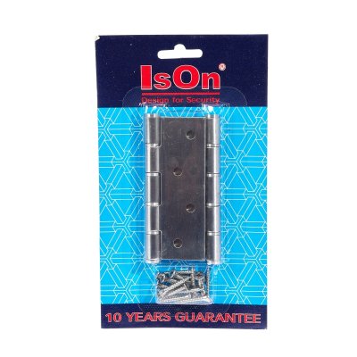 บานพับสแตนเลส SUS304 หัวตัด ISON แกนเล็ก 4 แหวน รุ่น 444413-SS