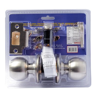 ลูกบิดจานเล็กห้องทั่วไป สเตนเลส ISON รุ่น 8012-SS