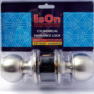 ลูกบิดจานเล็กห้องทั่วไป สเตนเลส ISON รุ่น 8012-SS
