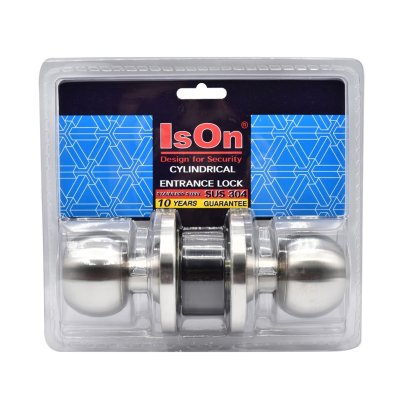 ลูกบิดจานใหญ่ห้องทั่วไป สเตนเลส ISON รุ่น 8013-SS